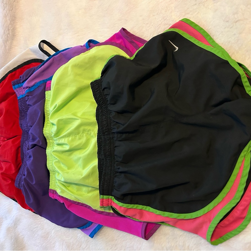 Nike tempo drifit shorts bundle 4 pairs size small